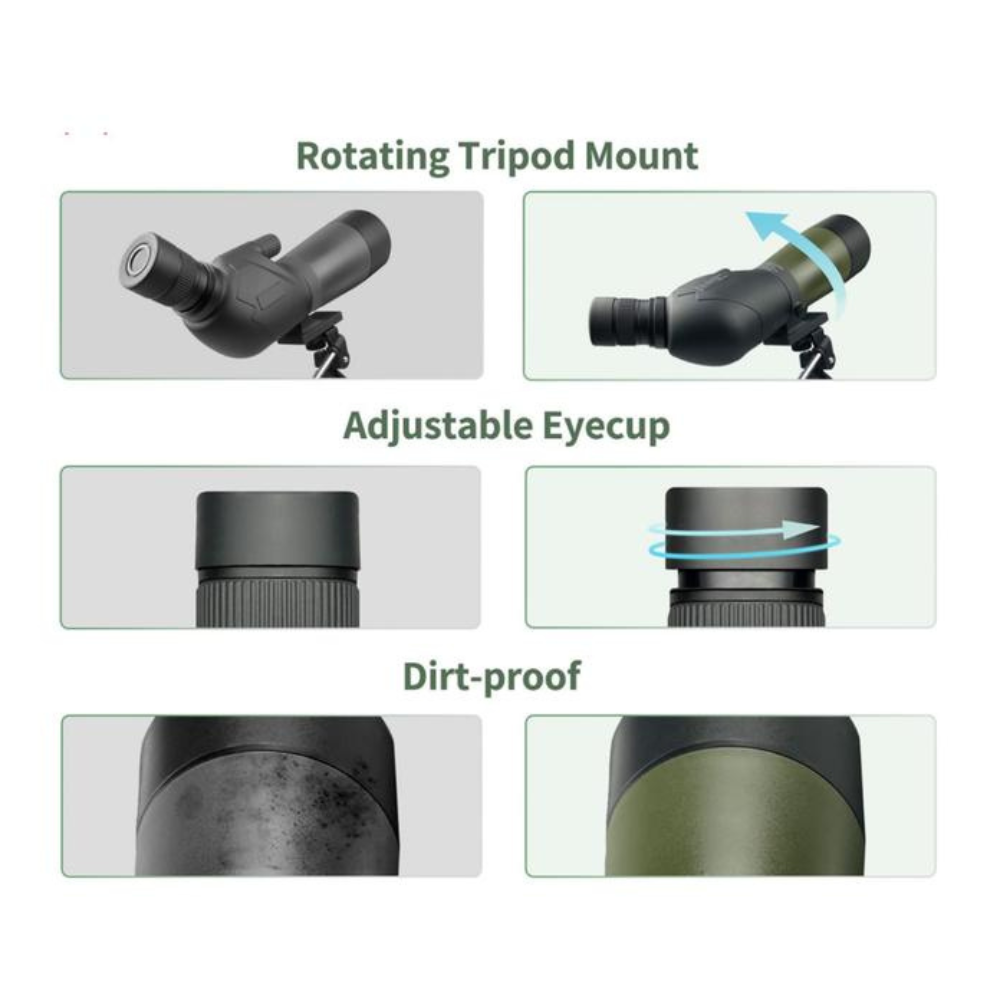 Portable Spotting Scope with Tripod